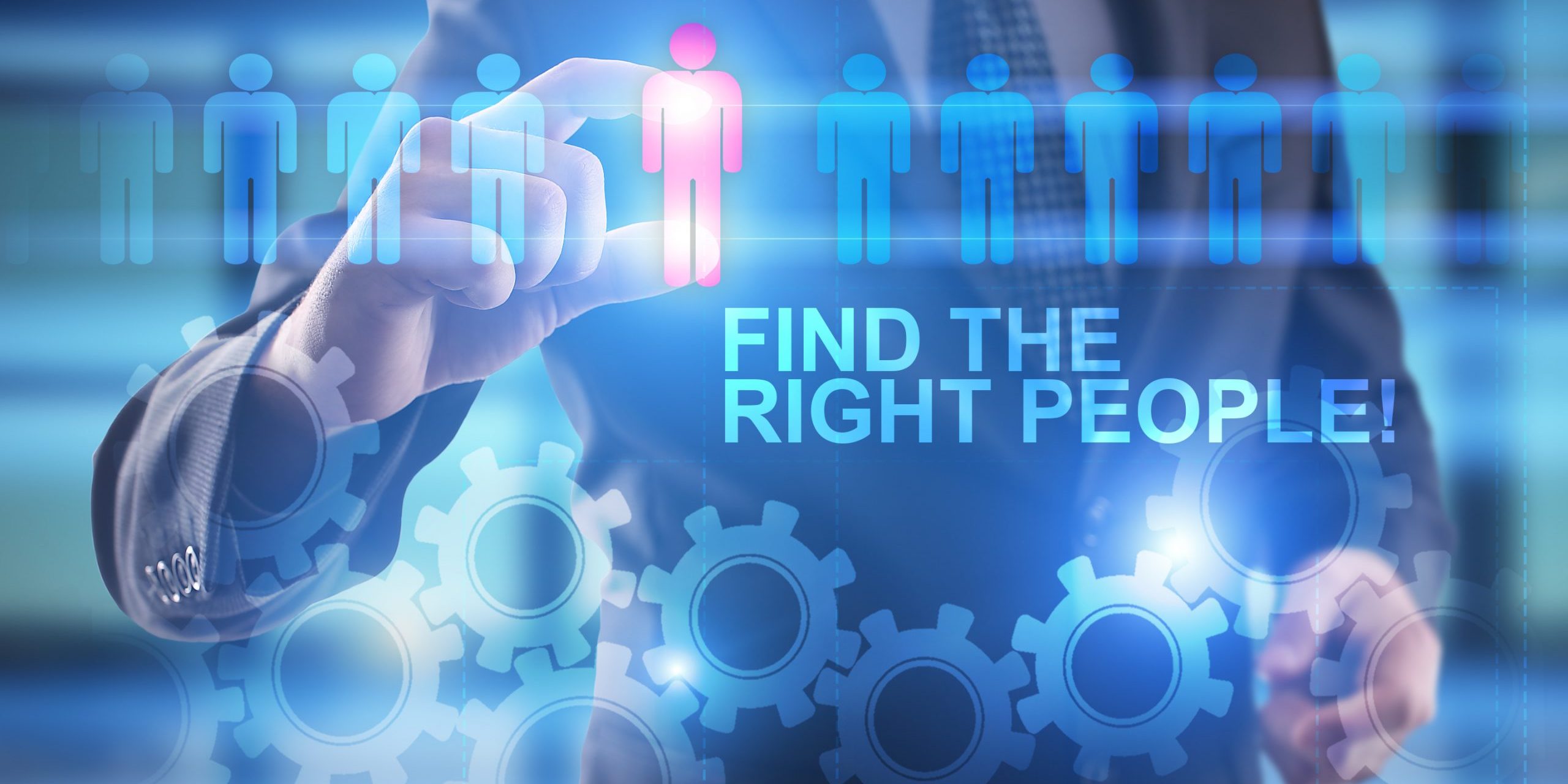 Recrutiment,And,Hr,Concept.,Businessaman,Pressing,On,Virtual,Screen,And